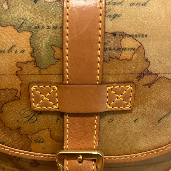 Alviero Martini Vintage Map Print Crossbody Bag - Picture 3 of 9